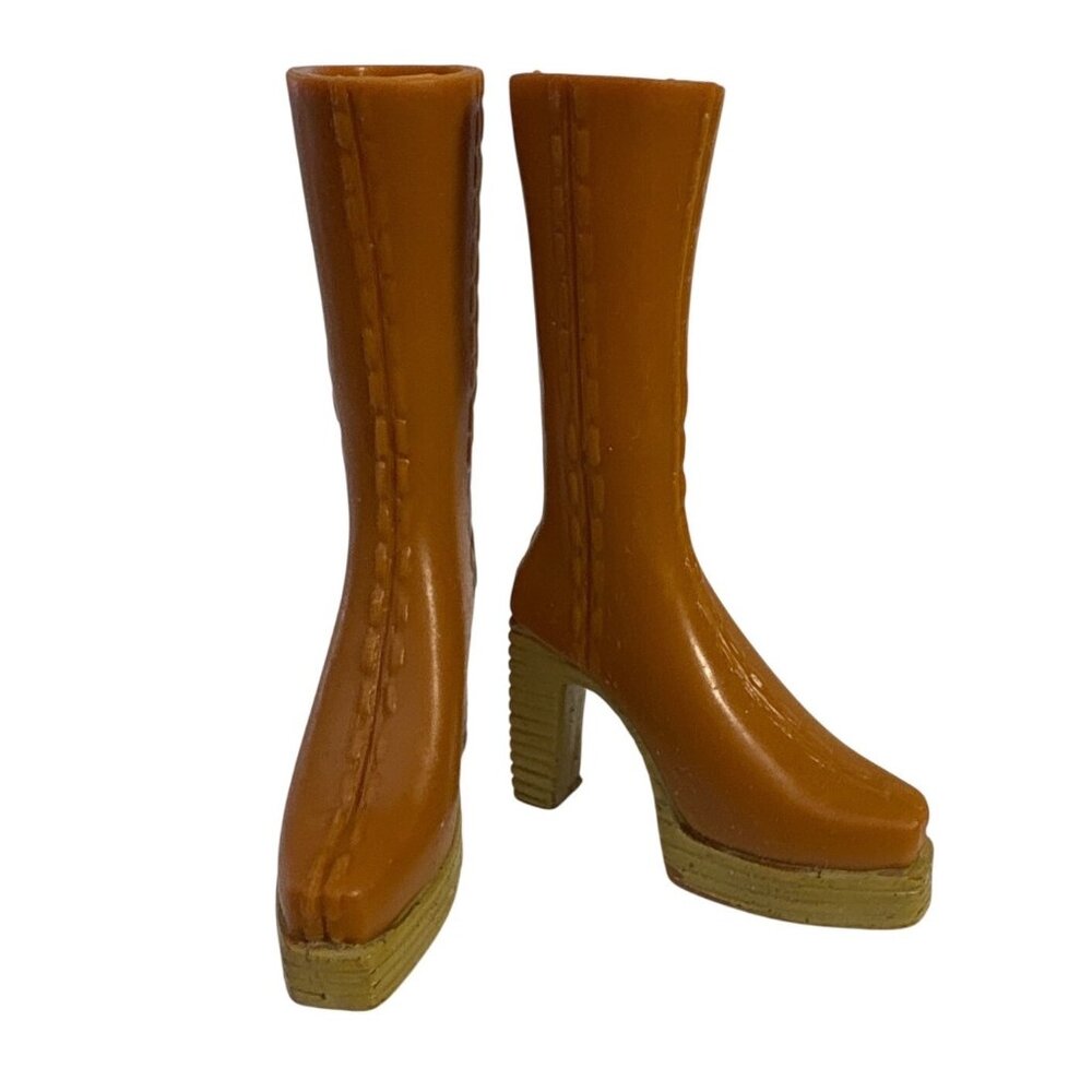 Bratz Doll Shoes Feet Accessories Brown Heels Boots DANA Style It